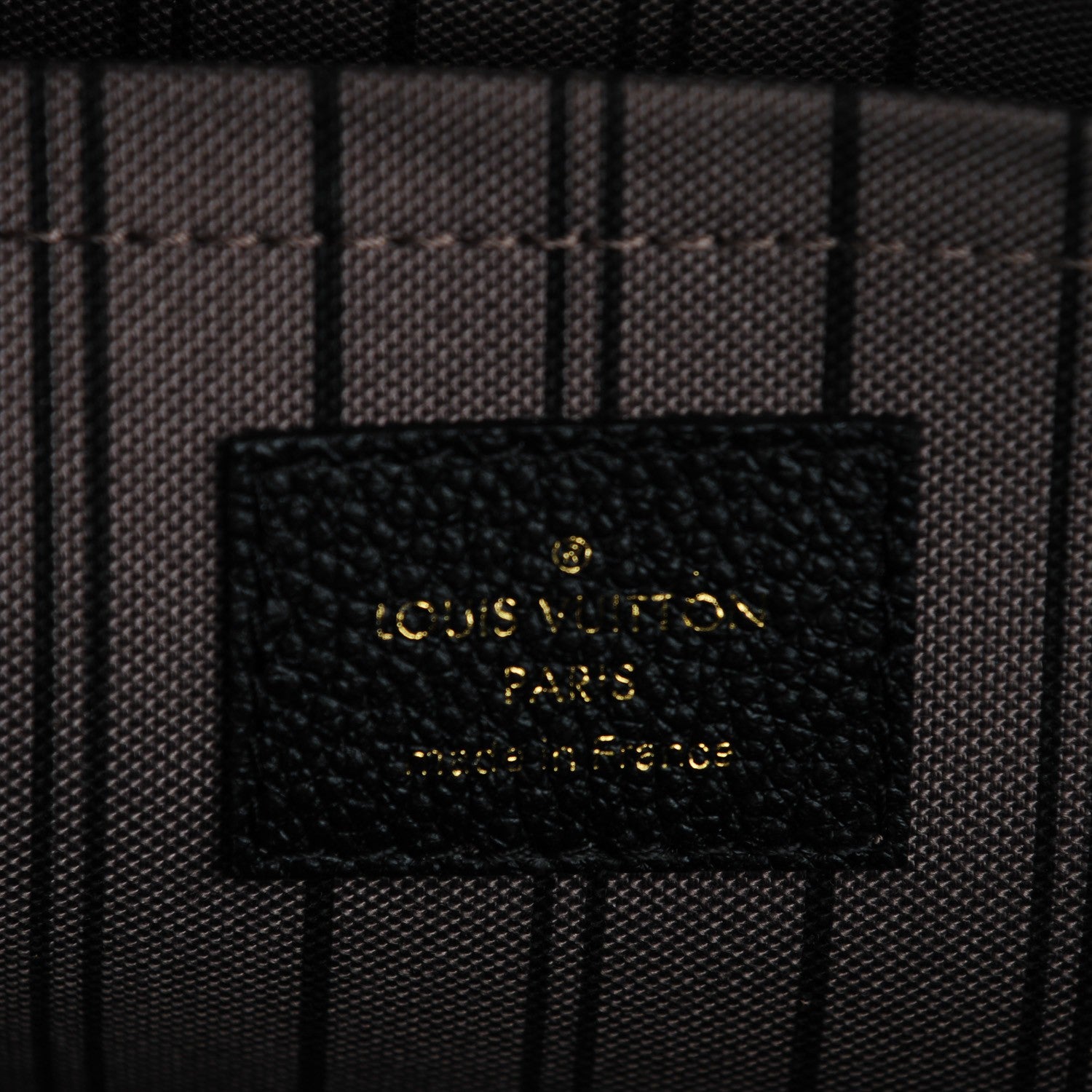 Louis Vuitton Empreinte Montaigne MM Black 6 of 7