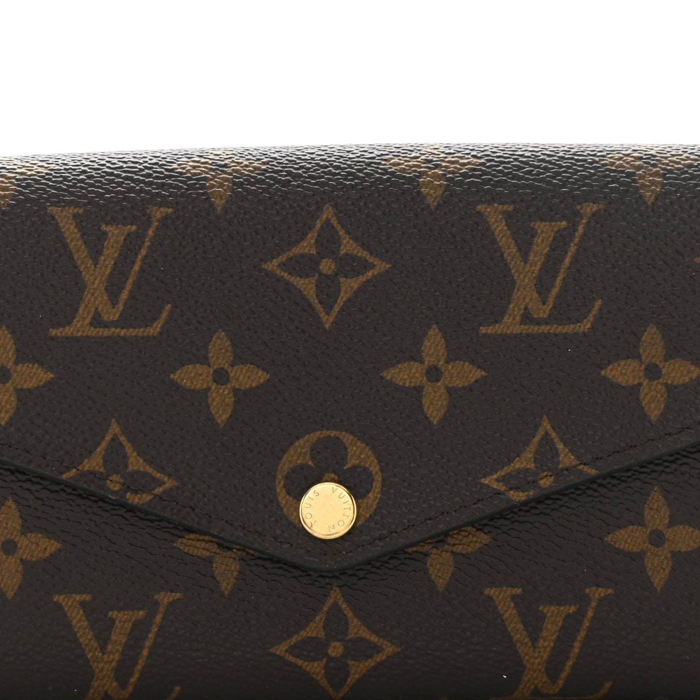 Monogram Sarah Wallet NM Coquelicot