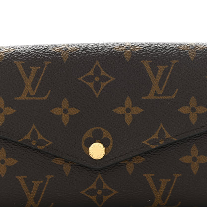 Louis Vuitton Monogram Sarah Wallet NM Coquelicot 7 of 9