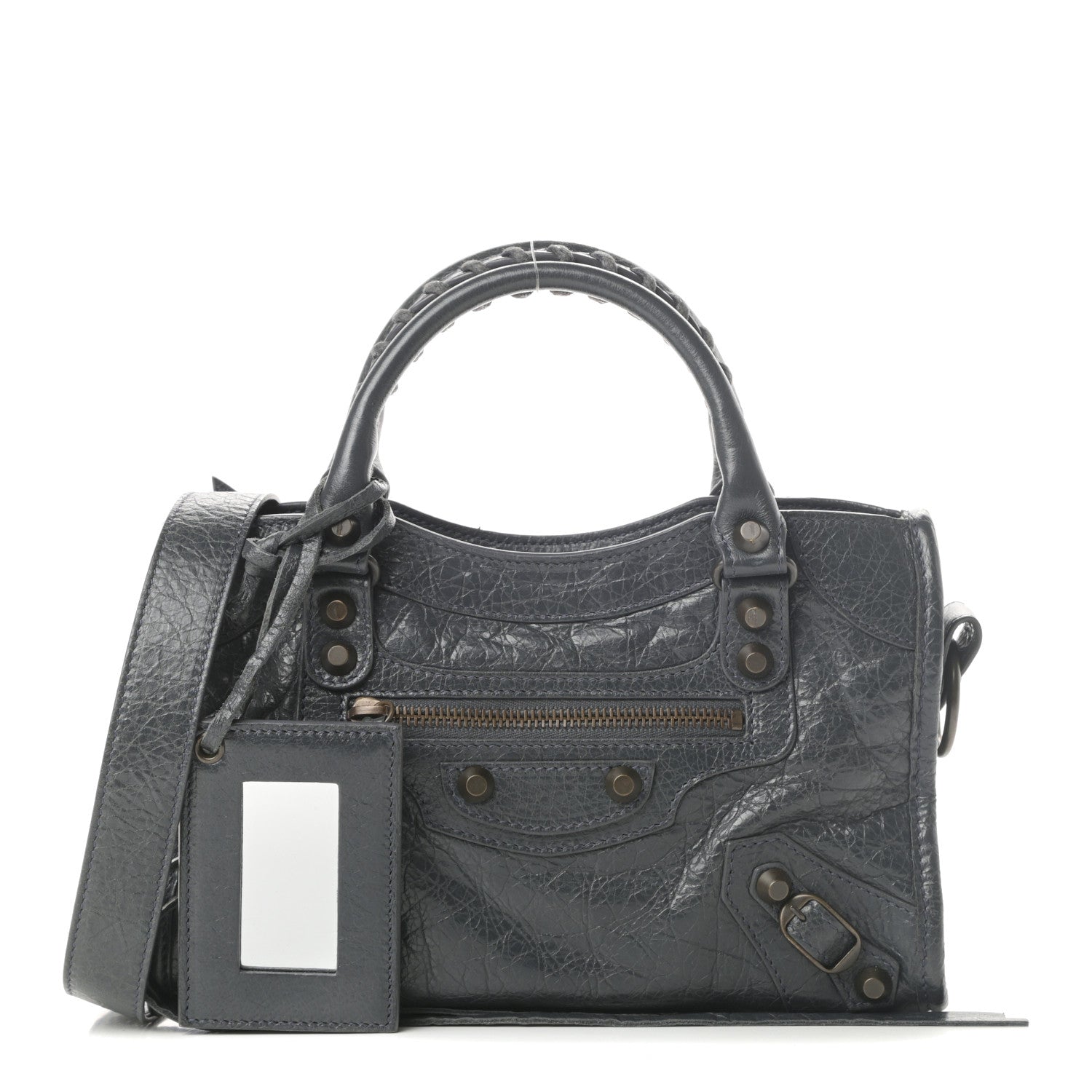 Balenciaga Agneau Classic Hardware Mini City Anthracite 1 of 10