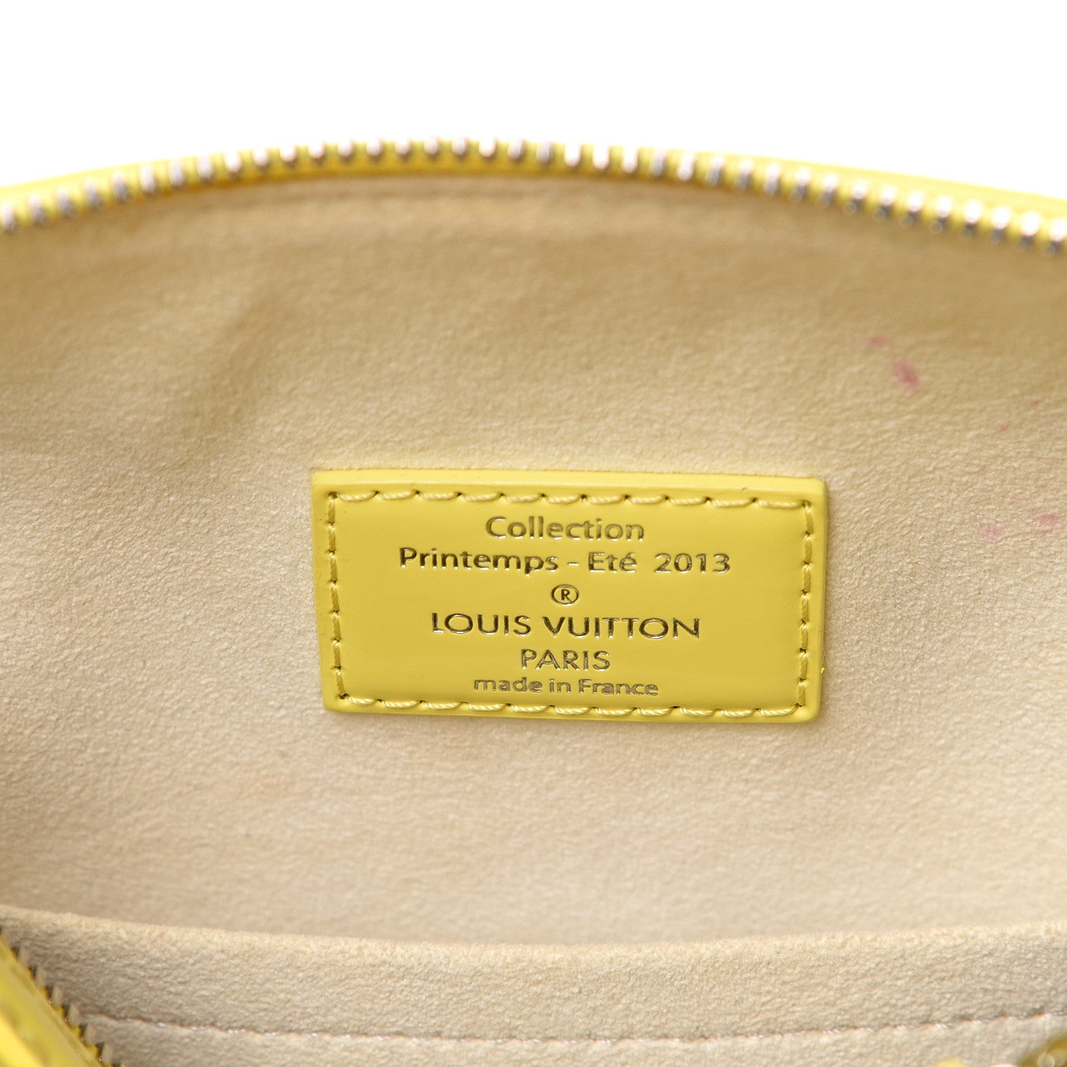 Louis Vuitton Damier Facette Speedy Cube PM Yellow 5 of 17