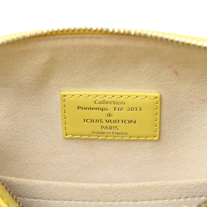 Louis Vuitton Damier Facette Speedy Cube PM Yellow 5 of 17