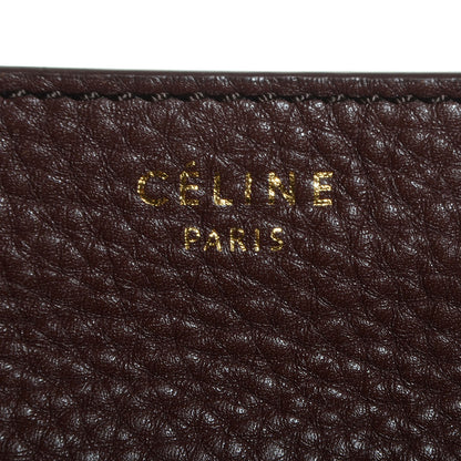 Celine Pebbled Calfskin Mini Luggage Chocolate 9 of 9
