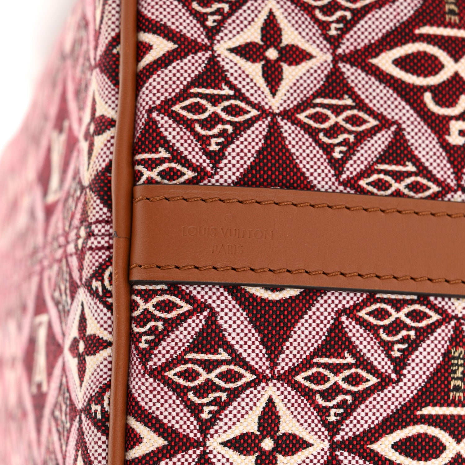 Louis Vuitton Jacquard Since 1854 Speedy Bandouliere 25 Bordeaux 7 of 13