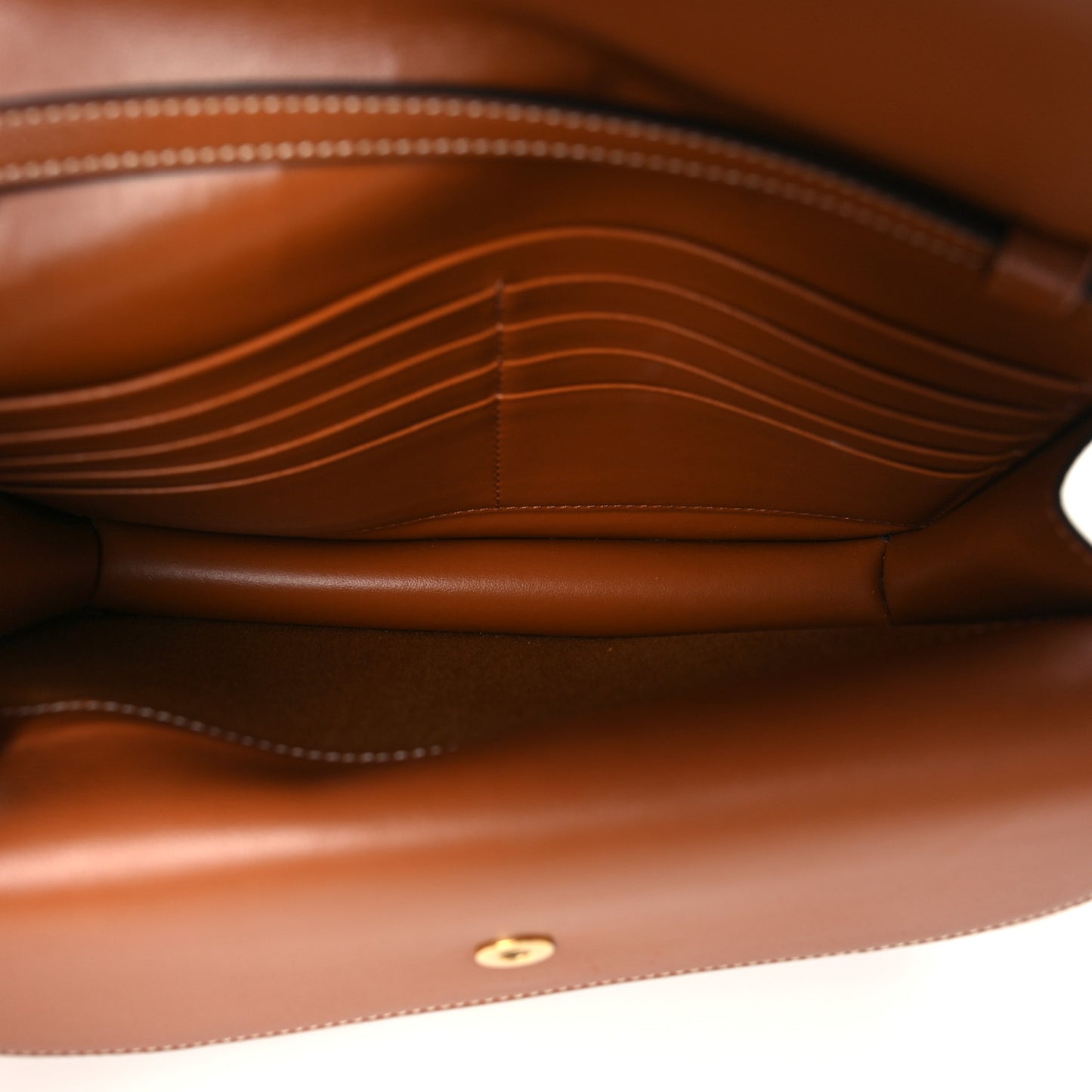 Triomphe Canvas Lambskin Wallet On Strap Tan