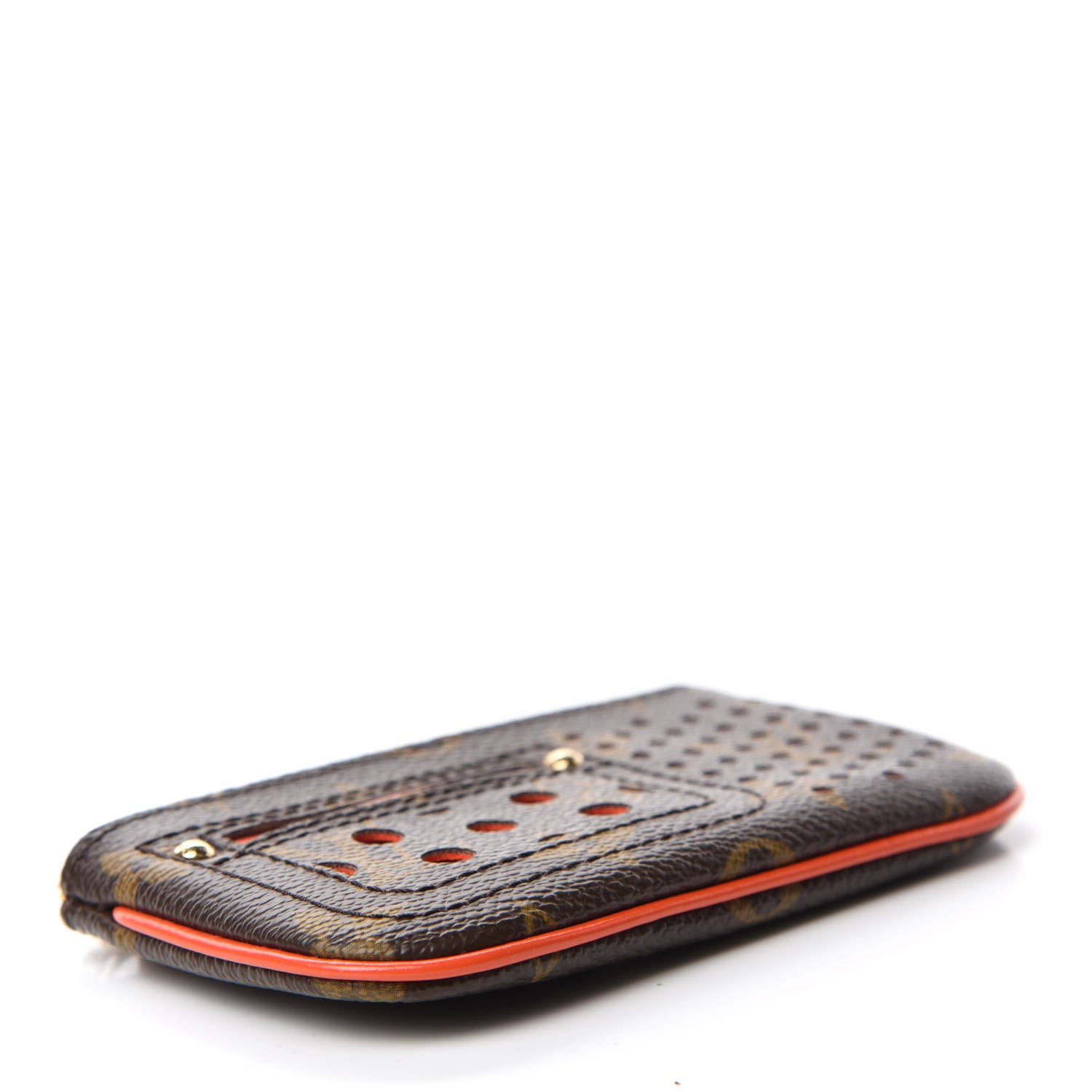 Louis Vuitton Monogram Perforated Key Pouch Orange 4 of 7
