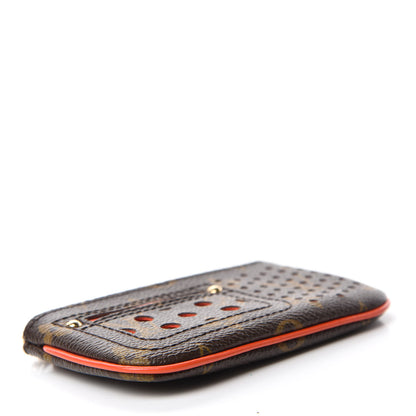 Louis Vuitton Monogram Perforated Key Pouch Orange 4 of 7