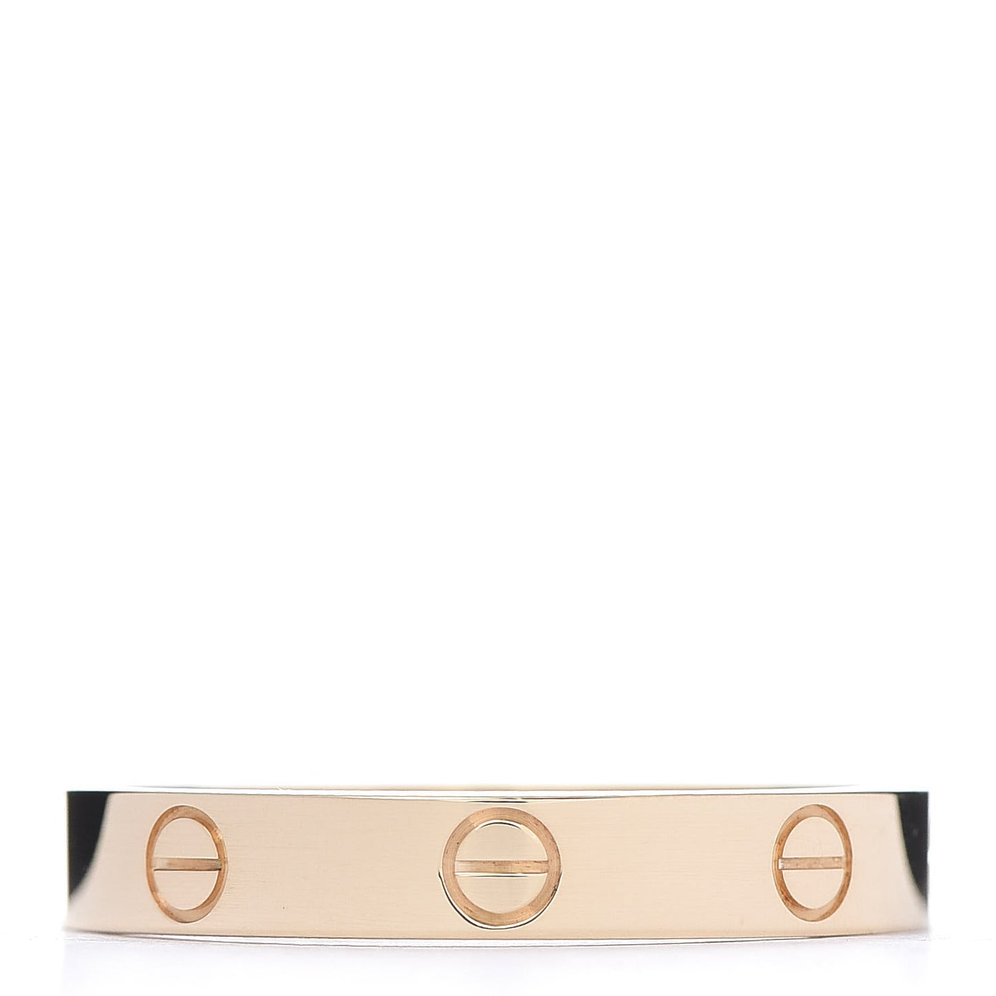 18K Yellow Gold 3.5mm LOVE Wedding Band Ring 62 10