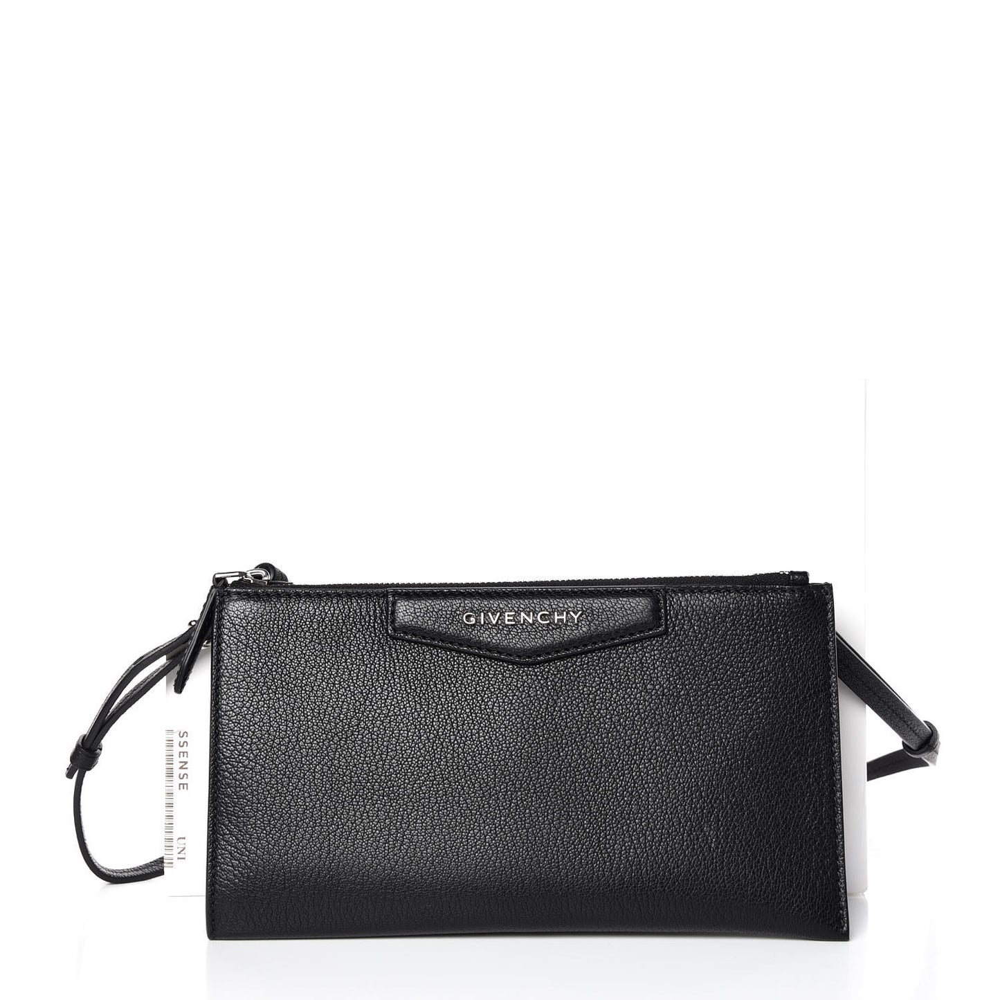 Grained Goatskin Antigona Crossbody Black