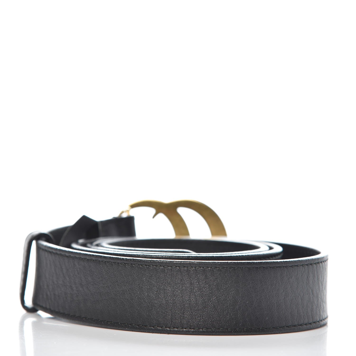 Gucci Calfskin Double G 30mm Belt 90 36 Black 3 of 6