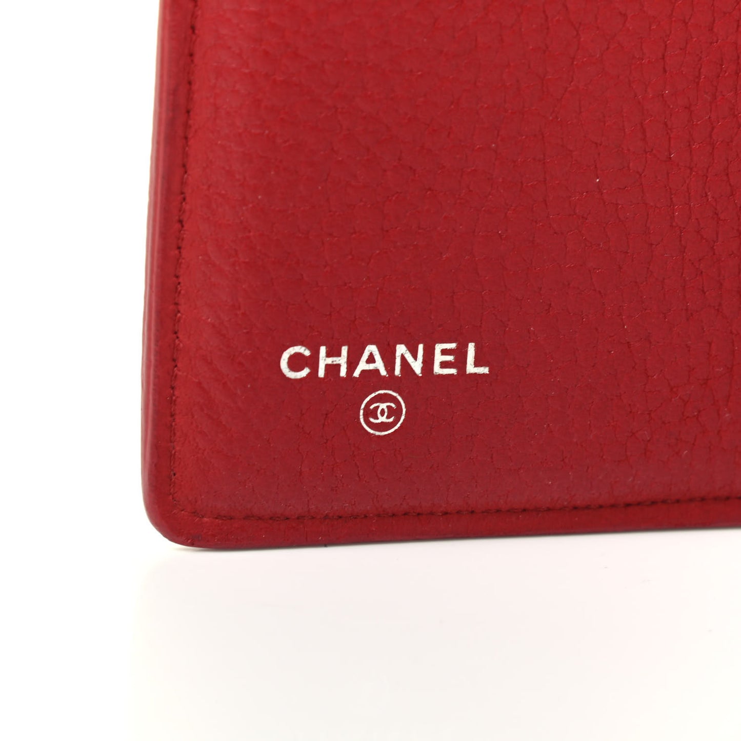 Calfskin CC Yen Wallet Red