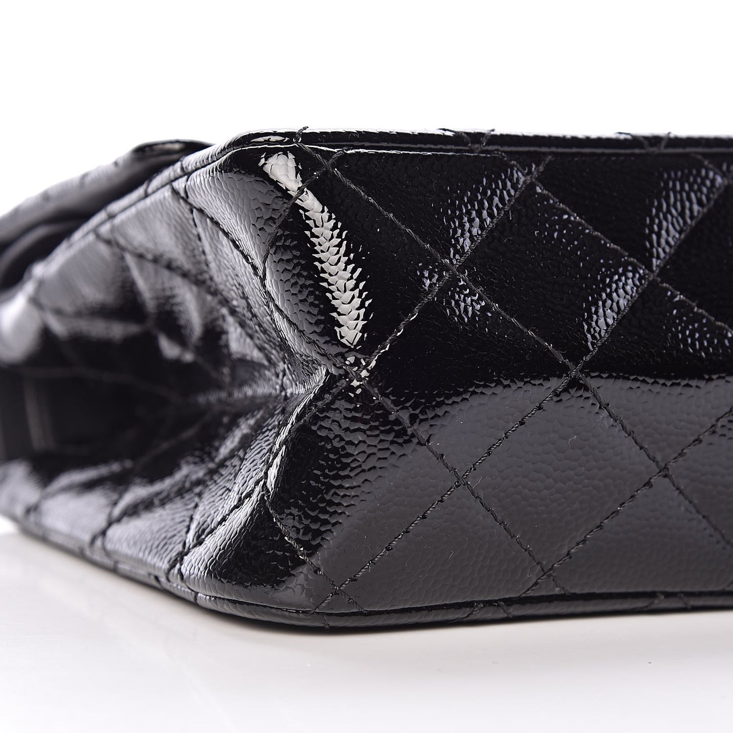 Patent Caviar Quilted 2.55 Reissue 226 Flap Black