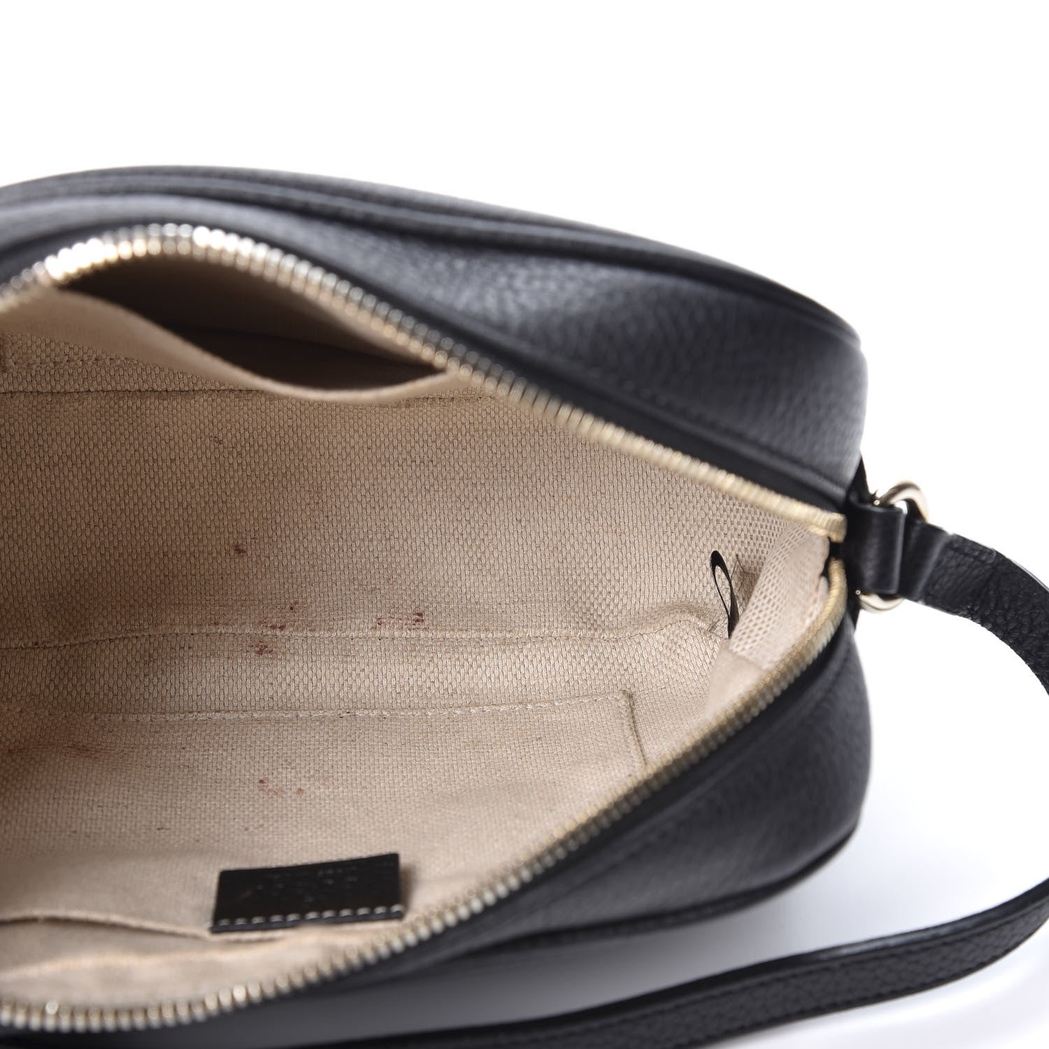 Gucci Pebbled Calfskin Small Soho Disco Bag Black 4 of 9