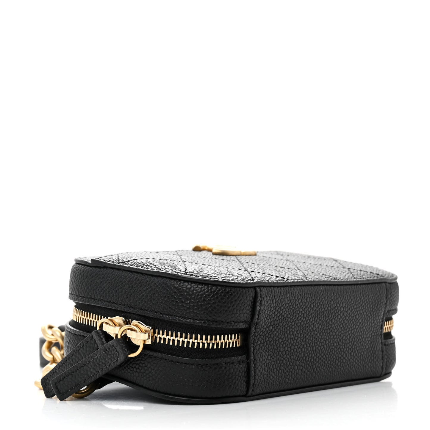 Caviar Stitched Waist Bag Black