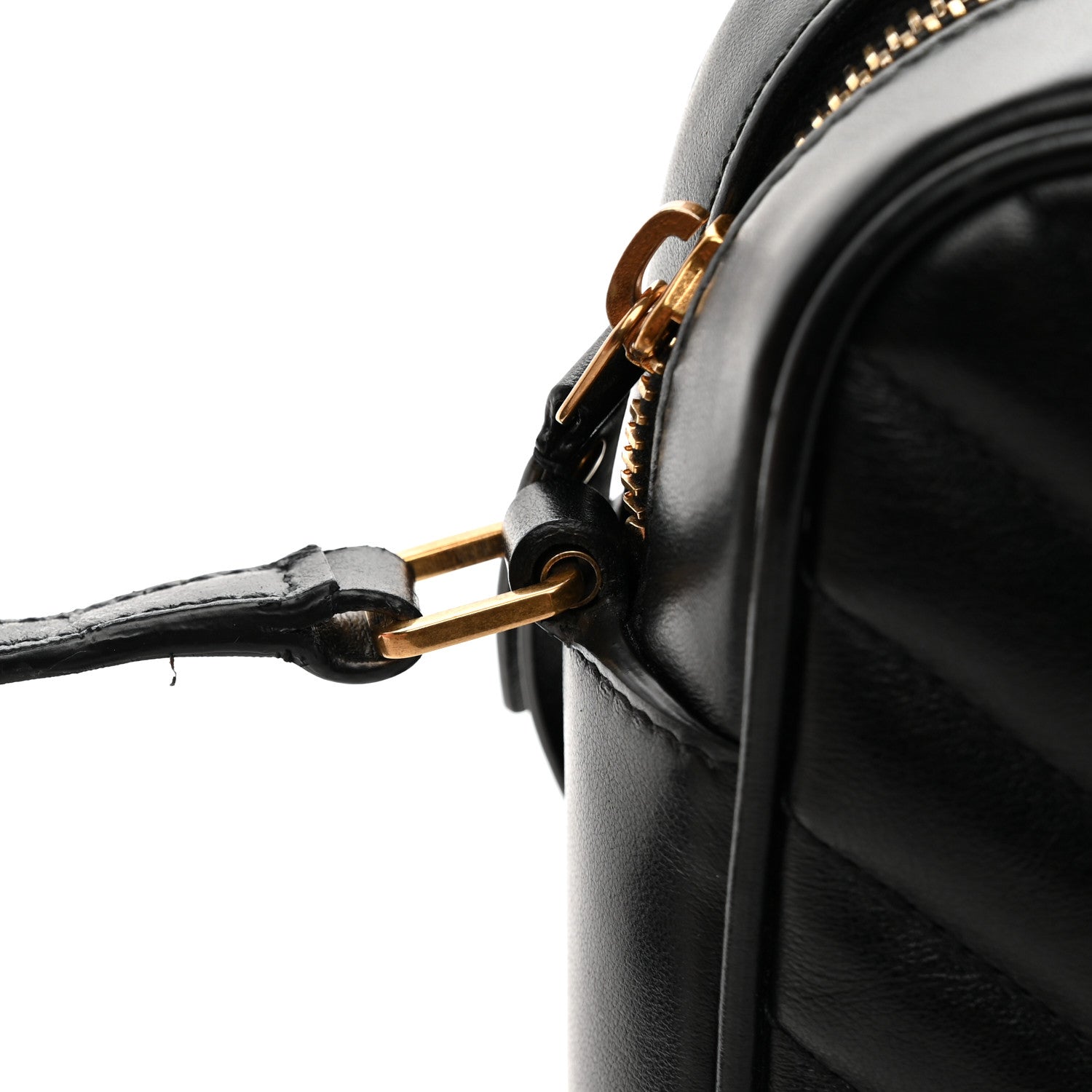 Saint Laurent Calfskin Matelasse Monogram Lou Camera Bag Black 12 of 12