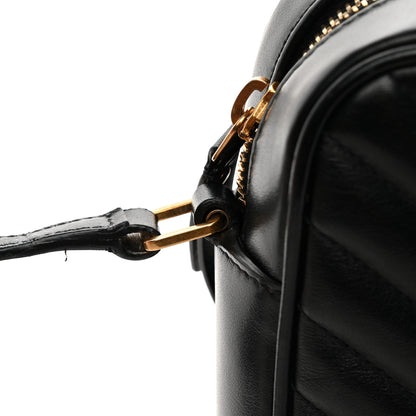 Saint Laurent Calfskin Matelasse Monogram Lou Camera Bag Black 12 of 12