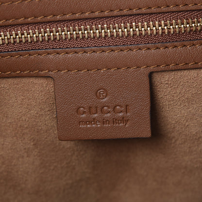 Gucci GG Supreme Monogram Large Linea A Hobo Light Brown 6 of 9