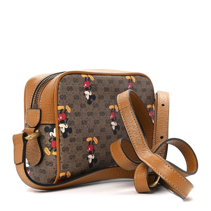 Gucci X DISNEY Mini Vintage GG Supreme Monogram Mickey Mouse Shoulder Bag Beige Vintage Sun Oil 3 of 11