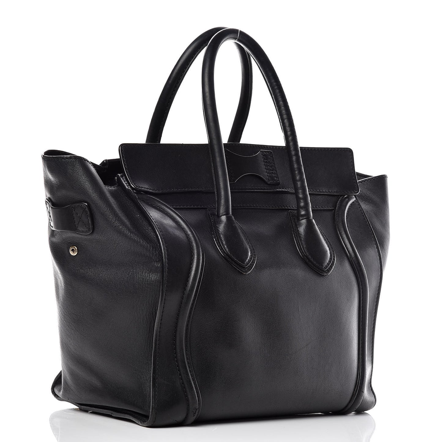 Smooth Calfskin Mini Luggage Black