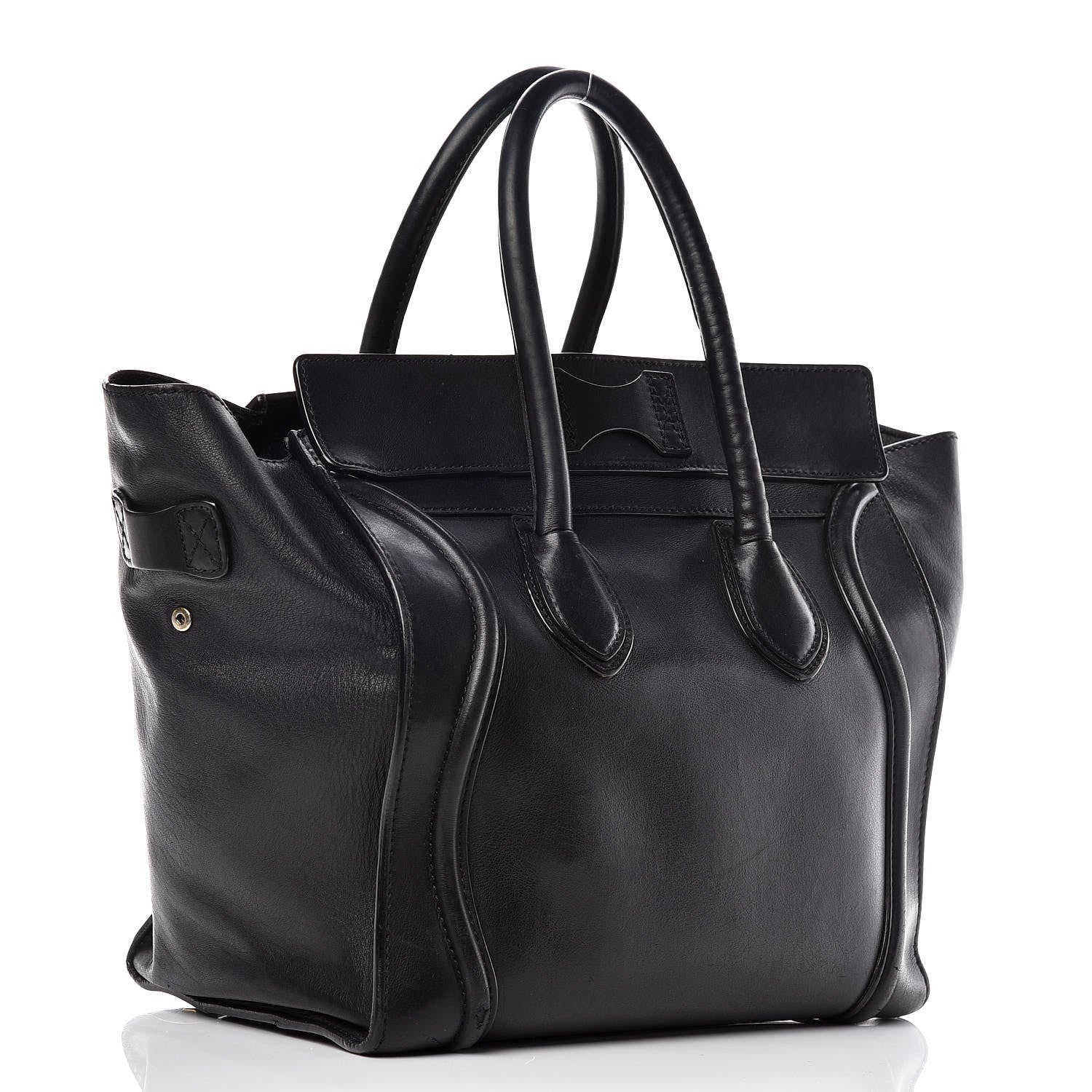 Celine Smooth Calfskin Mini Luggage Black 3 of 30
