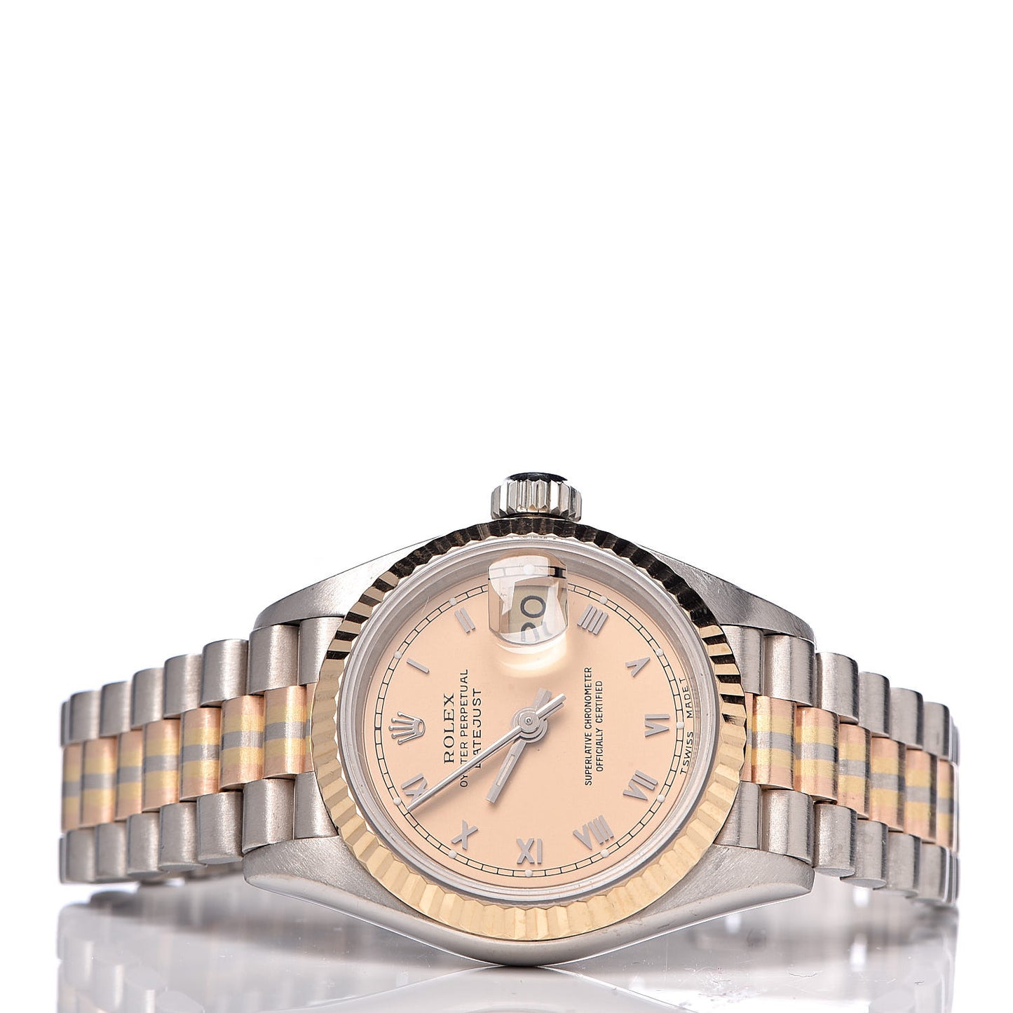 Stainless Steel 18K Everose White Yellow Gold 26mm Oyster Perpetual Datejust Watch Tridor 69179