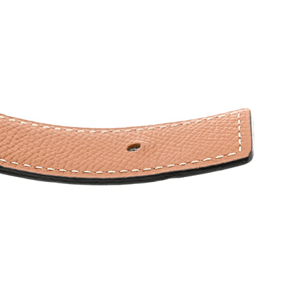 Hermes Swift Epsom 32mm H Belt 85 34 Black Gold 8 of 11