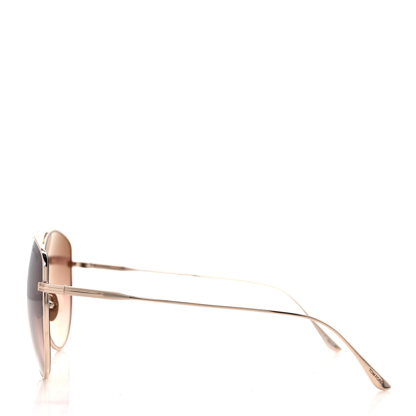 Titanium Milla Aviator Sunglasses TF784 Gold