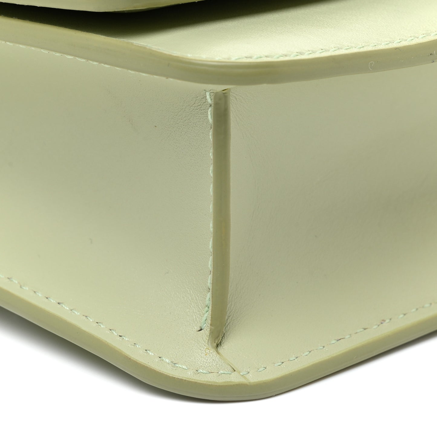 Calfskin TB Chain Belt Bag Pale Sage