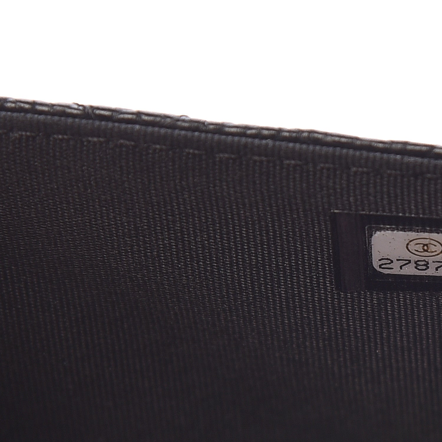 Chanel Caviar Quilted CC Filigree Wallet On Chain WOC Black 7 of 12