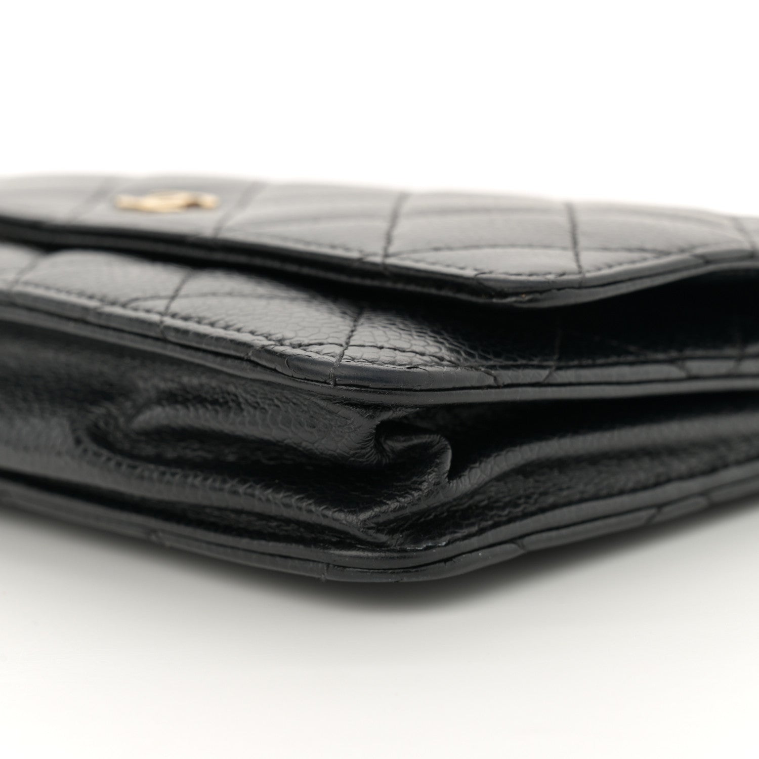 Chanel Caviar Quilted Wallet on Chain WOC Black 10 of 15