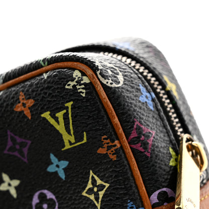 Louis Vuitton Monogram Multicolor Trousse Wapity Black 7 of 10