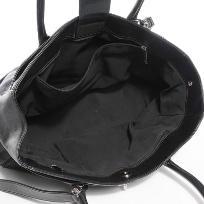 Chanel Calfskin Cerf Executive Shopper Tote Black 5 of 8