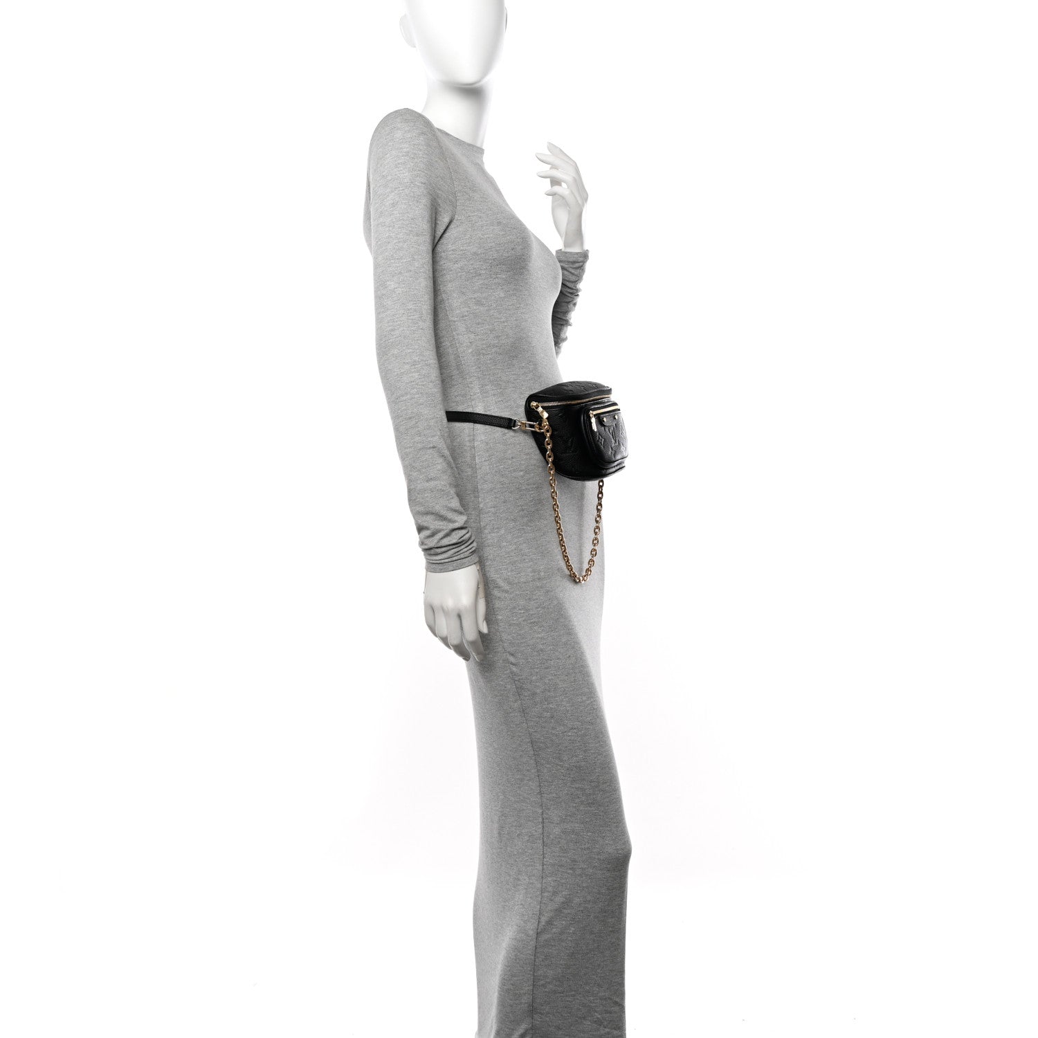 Louis Vuitton Empreinte Mini Bumbag Black 2 of 9