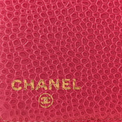Chanel Caviar Timeless CC Ring Agenda Planner Pink 6 of 8