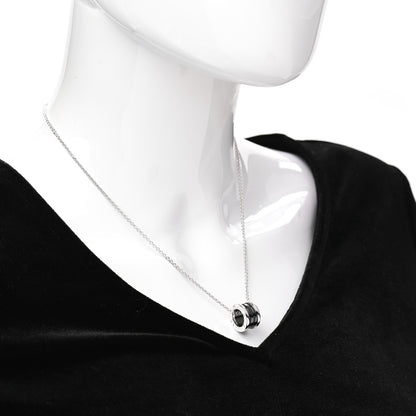 Bulgari Sterling Silver Ceramic Save The Children Pendant Necklace 2 of 9