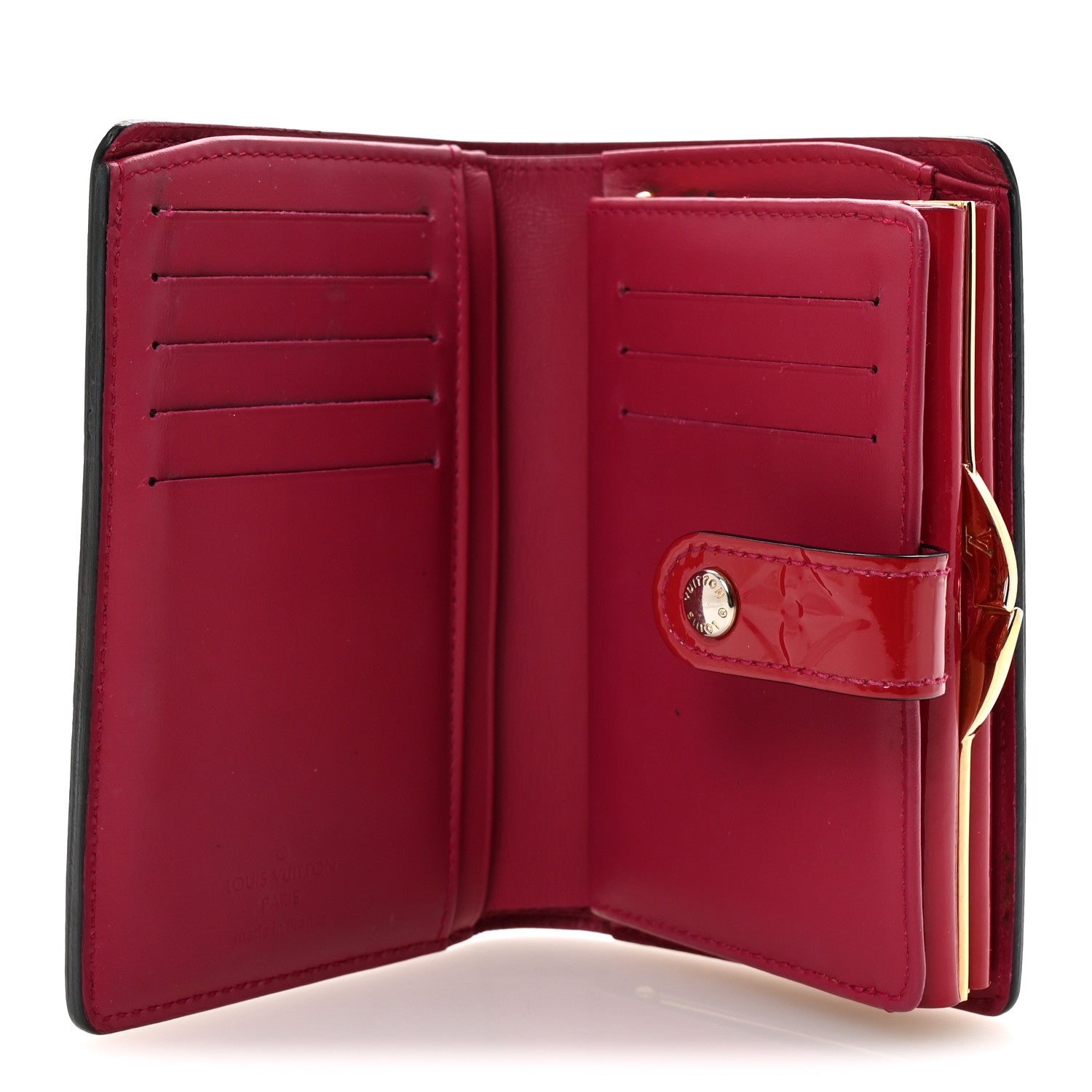 Louis Vuitton Vernis French Purse Wallet Pomme D'Amour 5 of 6