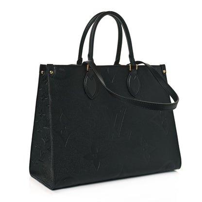 Louis Vuitton Empreinte Monogram Giant Onthego MM Black 3 of 8