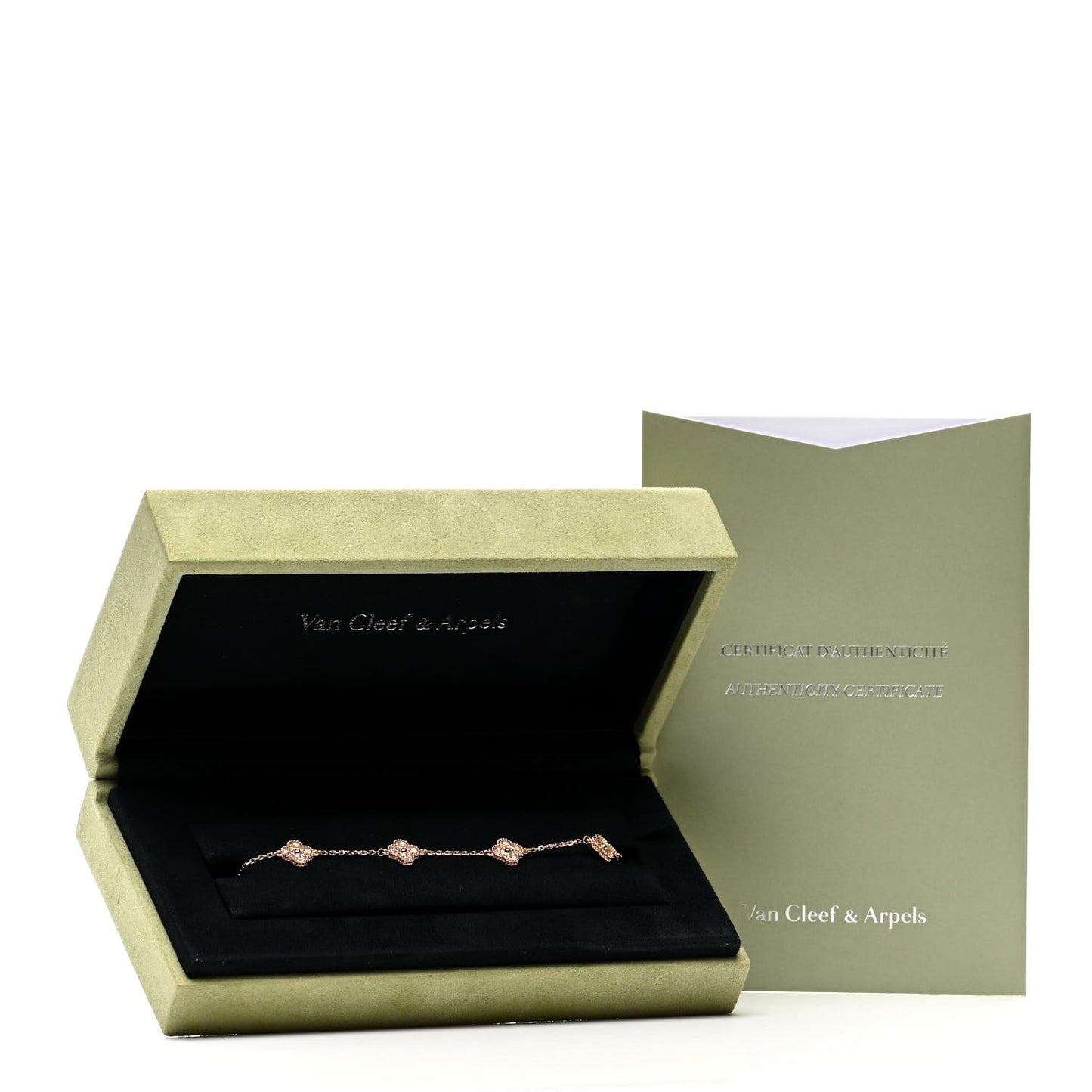 18K Rose Gold 6 Motifs Sweet Alhambra Bracelet