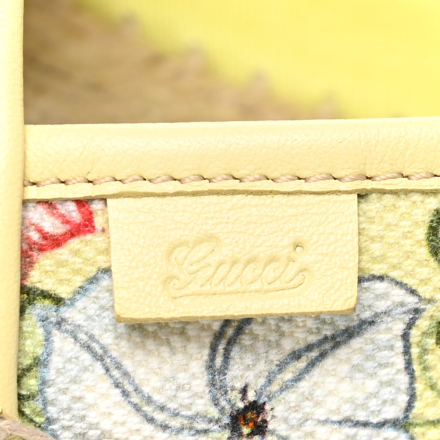 Gucci Canvas Flora Print Espadrilles 36.5 Yellow Multicolor 10 of 10