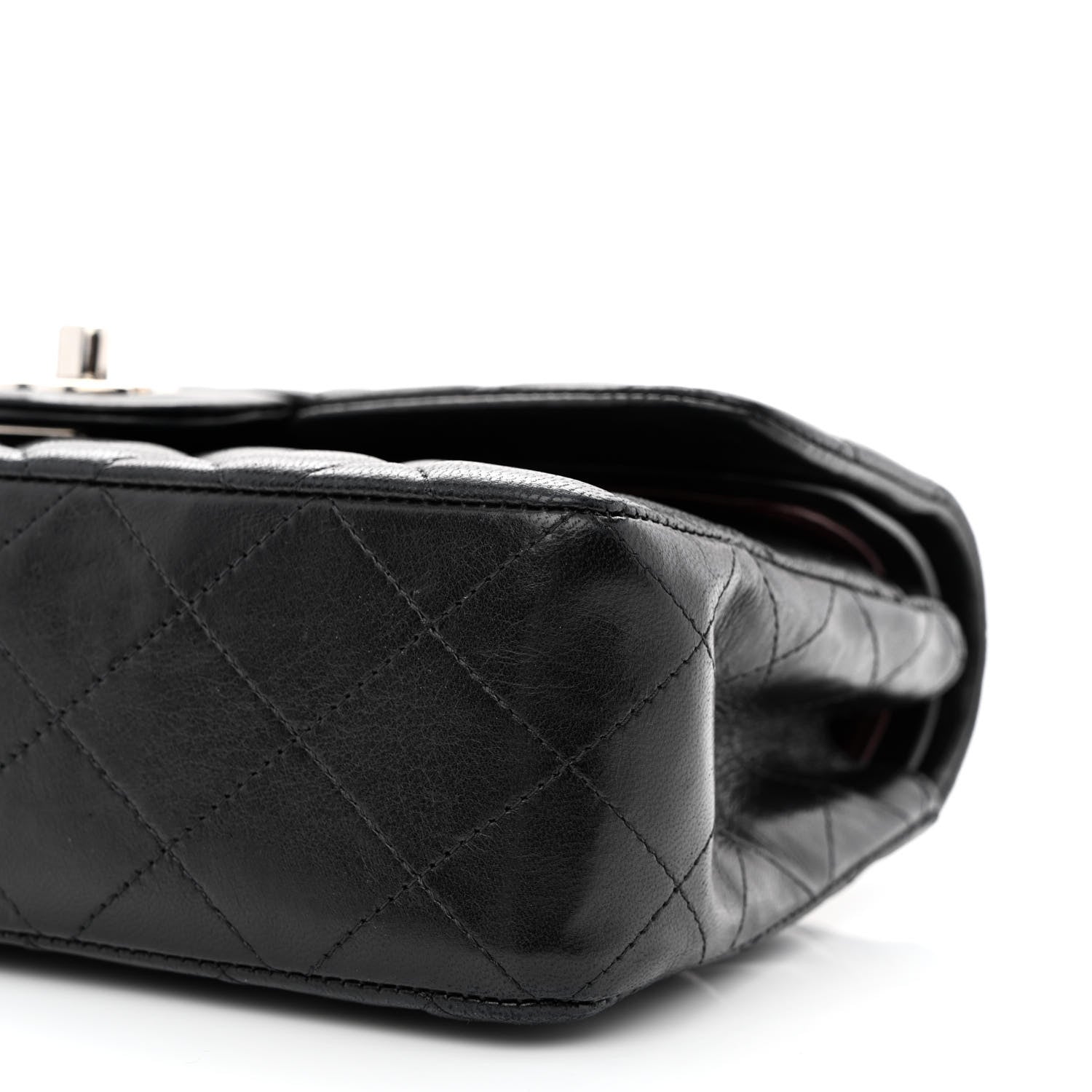 Chanel Lambskin Quilted Small Double Flap Black 9 of 14