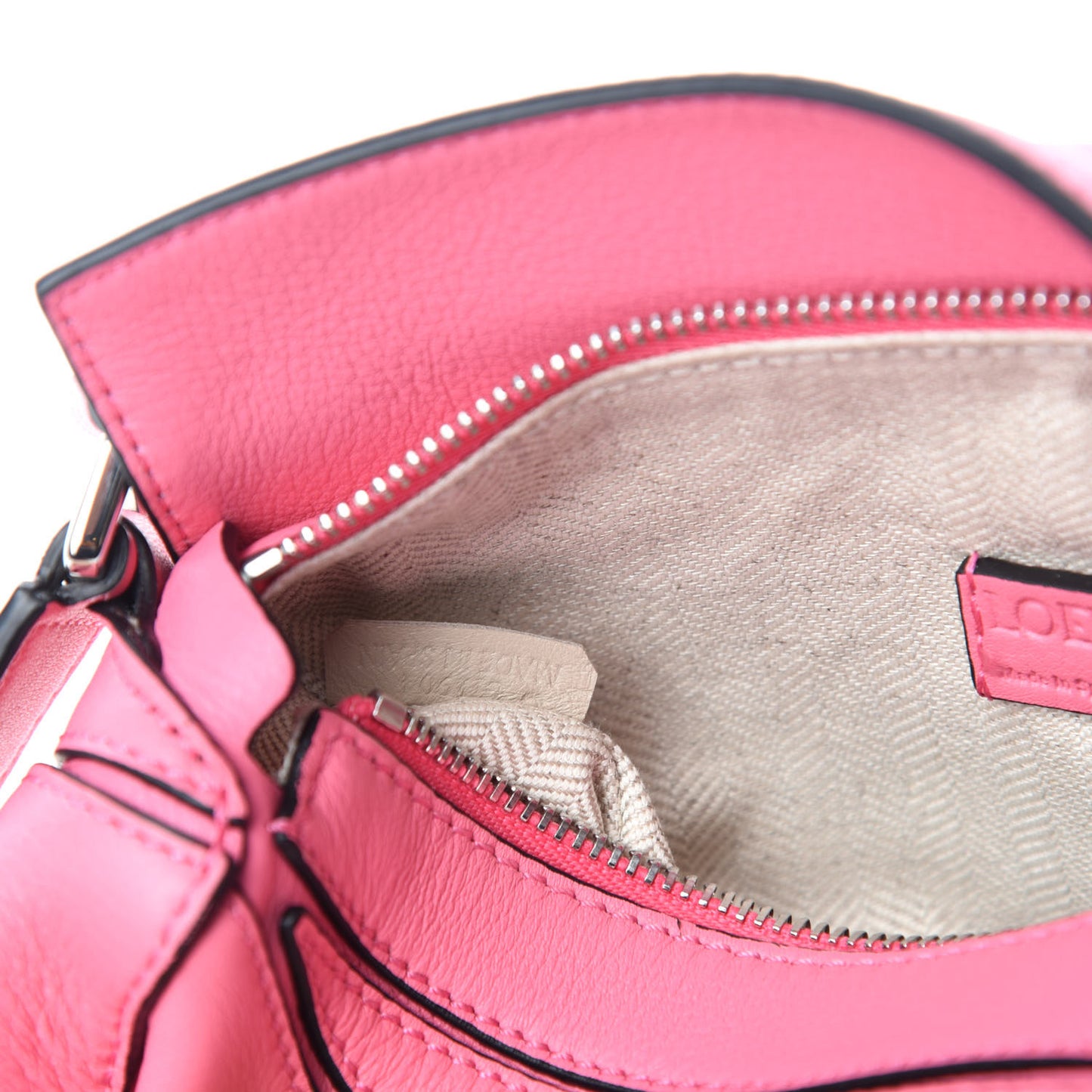 Calfskin Mini Puzzle Bag Wild Rose