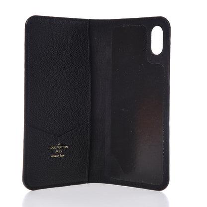 Louis Vuitton Empreinte iPhone X/XS Folio Case Black 7 of 10