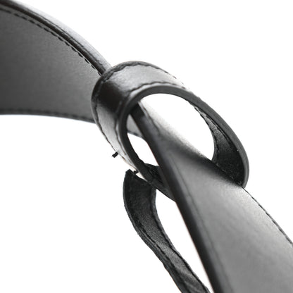 Gucci Plutone Calfskin Palladium Double G 40mm Belt 105 42 Black 8 of 10