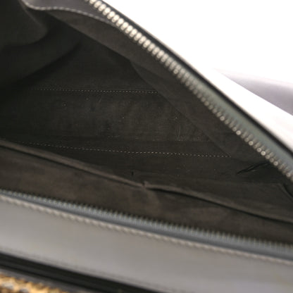 Fendi Vitello Baltico Dolce Elaphe DotCom Satchel Ardesia Grano Multicolor 7 of 11
