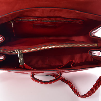 Valentino Garavani Patent Histoire Flap Red 7 of 11