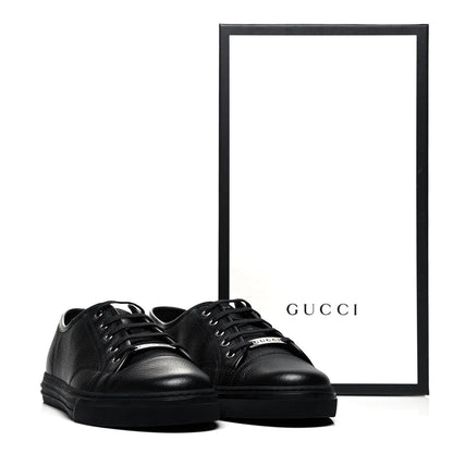 Gucci Nappa Mens Low Top Sneakers 9 Black 8 of 8