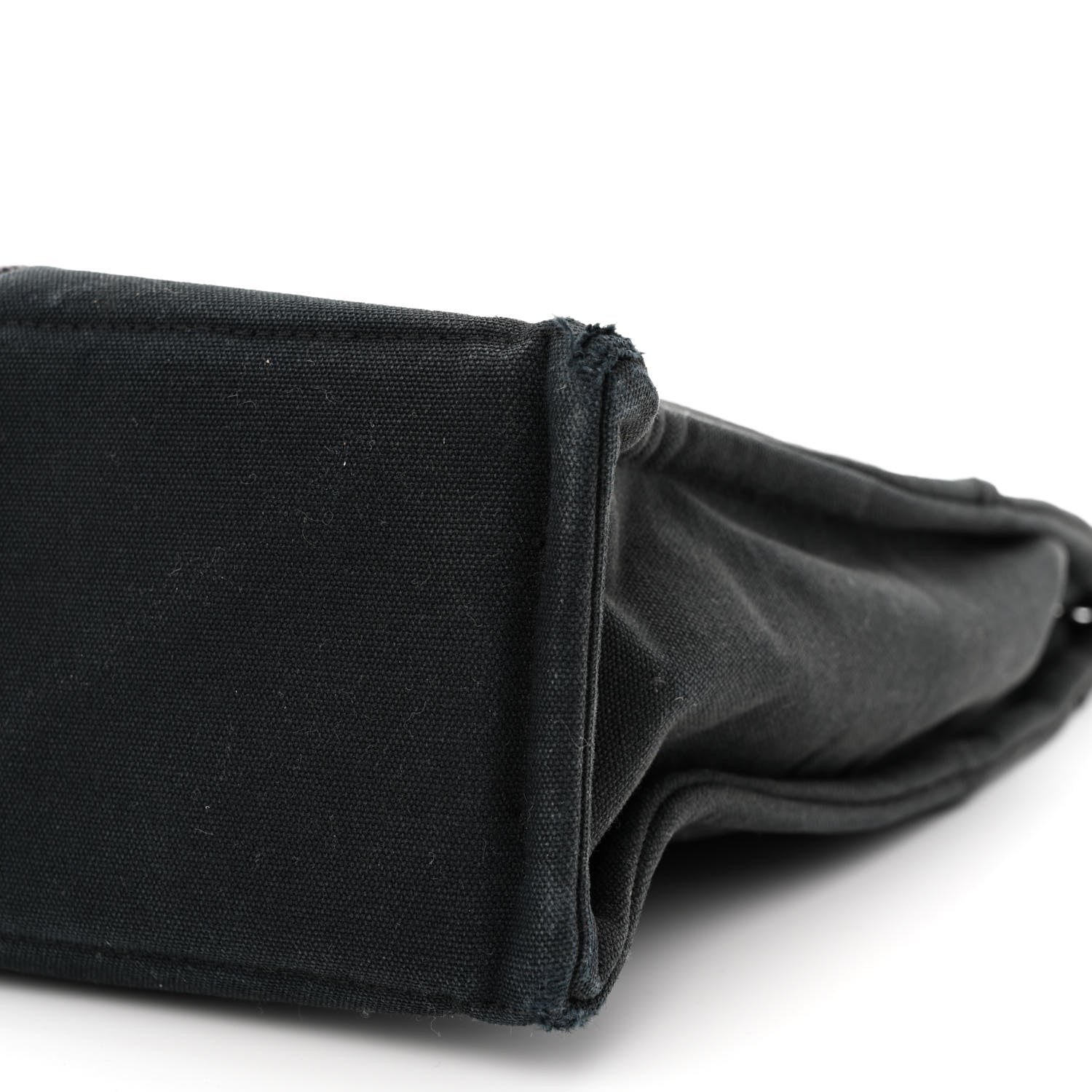 Hermes Canvas Herline MM Tote Black 10 of 15
