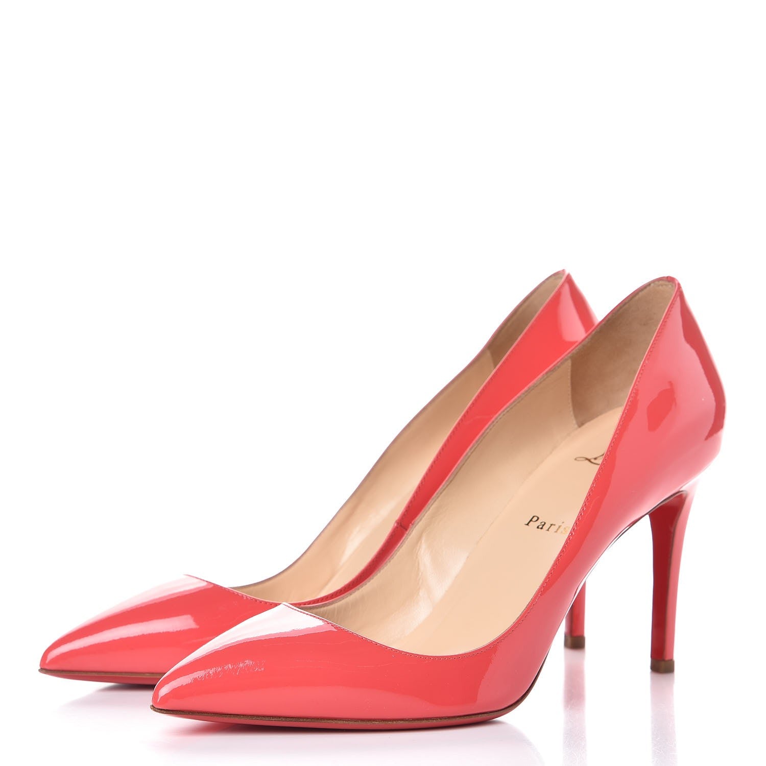 Christian Louboutin Patent Pigalle 85 Pumps 40 Framboise 3 of 7