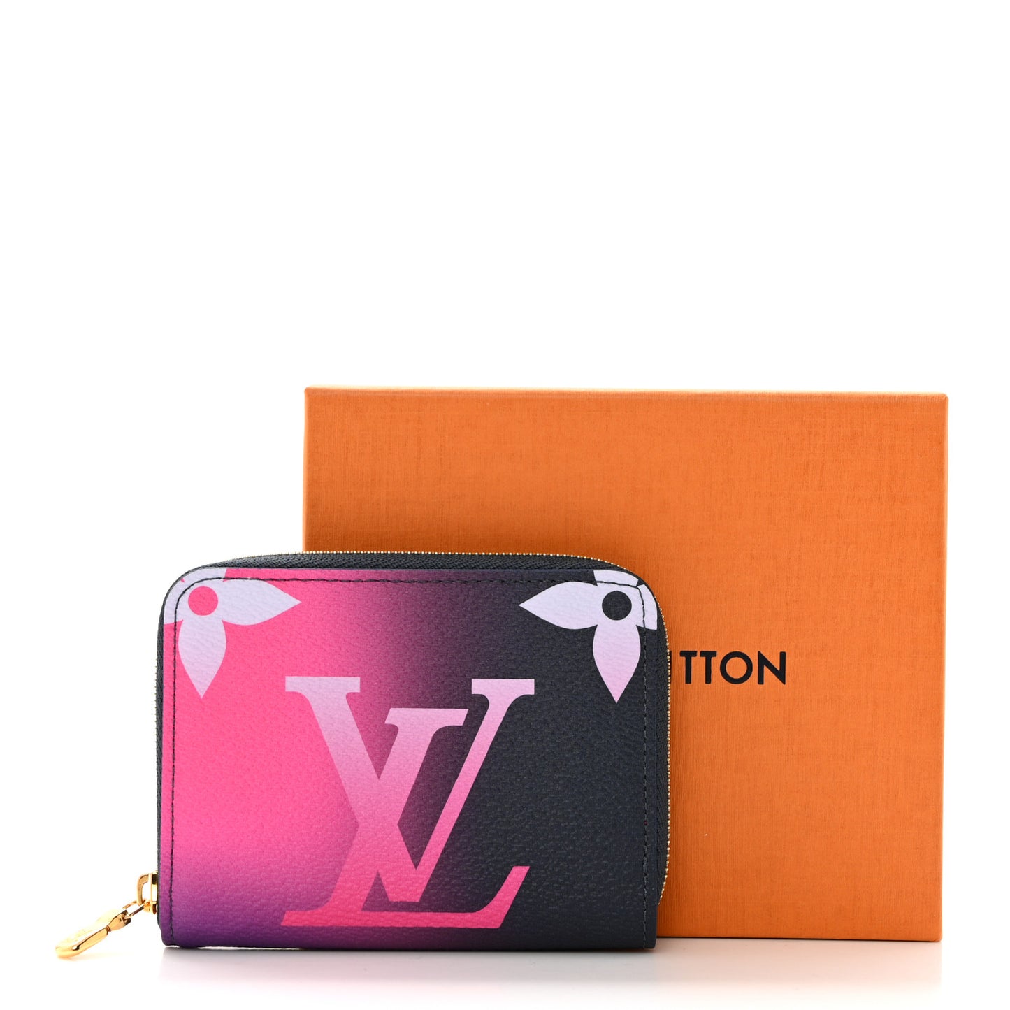 Monogram Giant Spring In The City Zippy Coin Purse Midnight Fuchsia