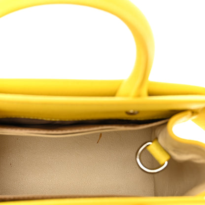 Givenchy Grained Calfskin Nano Horizon Satchel Yellow 6 of 11